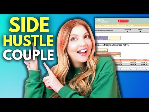 Budget Spreadsheet | Employees with Side Hustles - Couple